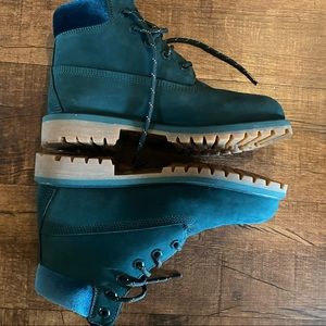 Timberland Kids Boots in Teal and Blue
